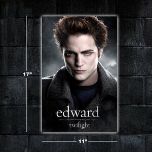 Twilight movie poster - 11x17 wall art print merch gift Edward Robert Pattinson